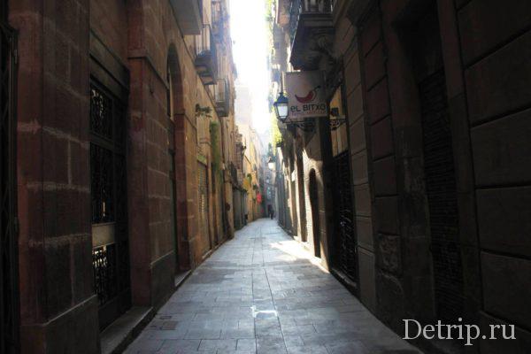 Готический квартал в Барселоне