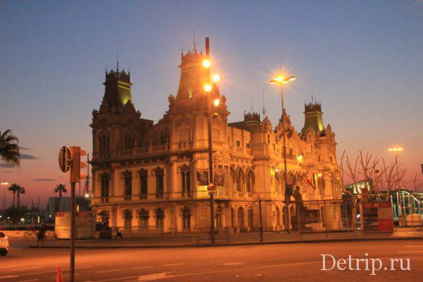 Ночная Ла Рамбла в Барселоне