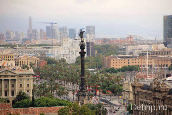 Памятник Колумбу в Барселоне