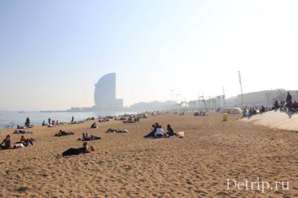 Пляж Барселонетты