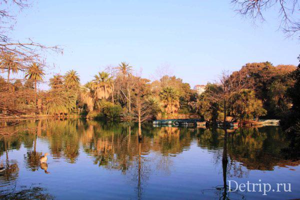 Большое озеро в парке Цитадели