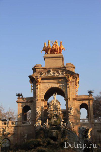 Фонтан Каскад в Барселоне