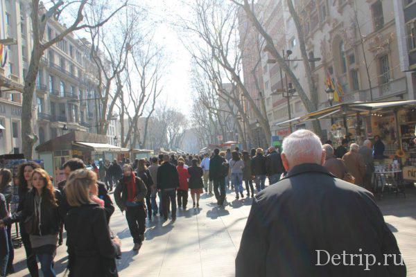 начало бульвара рамбла