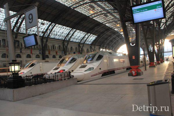 поезд в испании