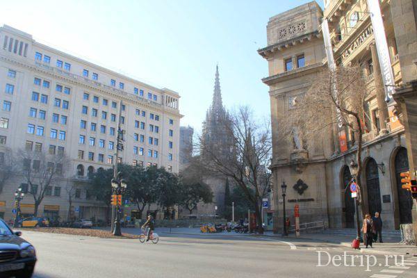 Вид на готический квартал