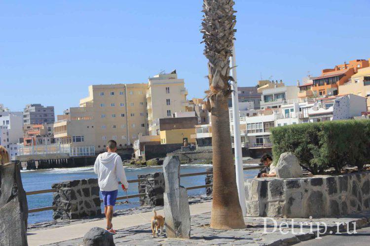 прогулка вдоль моря