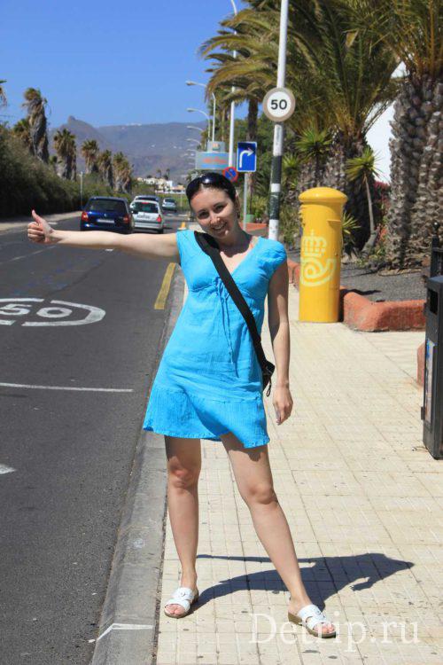 поездка на автобусе на Тенерифе