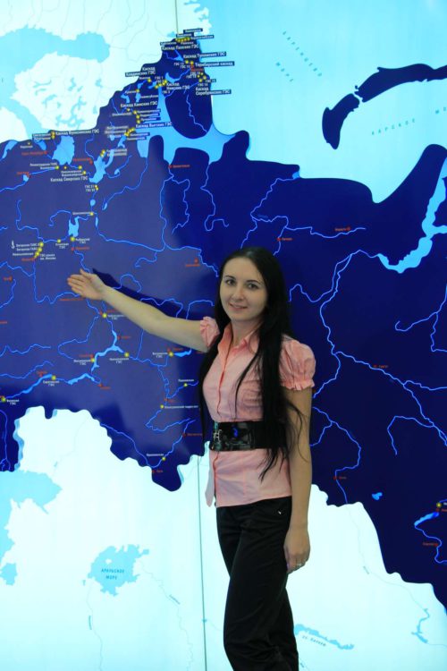 Карта гидроэнергетики России