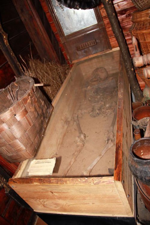 Макет захоронения